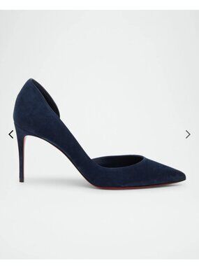 BRAND NEW NEVER USED- Christian Louboutin Iriza 85, Suede Leather Pump, Size 41